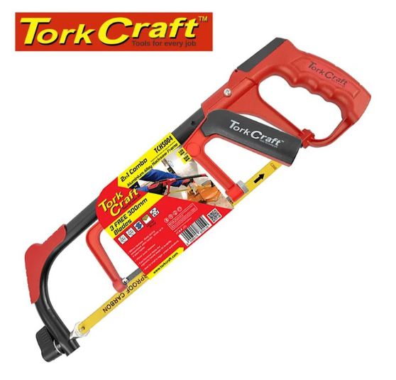 Tork Craft 2 in 1 combo Aluminium Alloy Hacksaw Frame