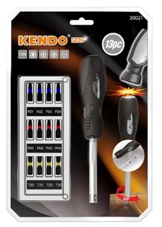 KENDO 13pc Strike Drive Screwdriver