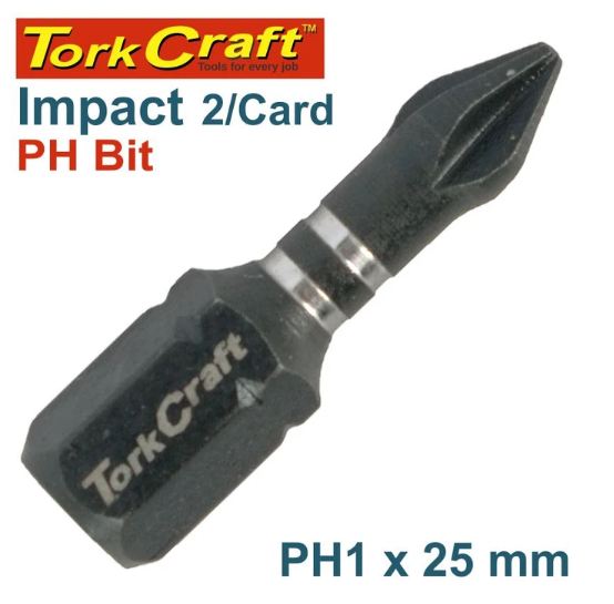 Tork Craft Impact Phillips 1x25mm Power bit