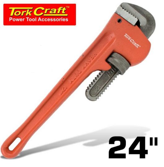 Tork Craft Heavy Duty Pipe Wrench 24" 600mm