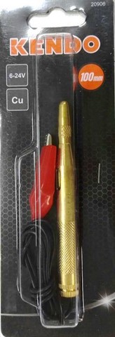 KENDO SOLID BRASS PEN DC TESTER 6-24V