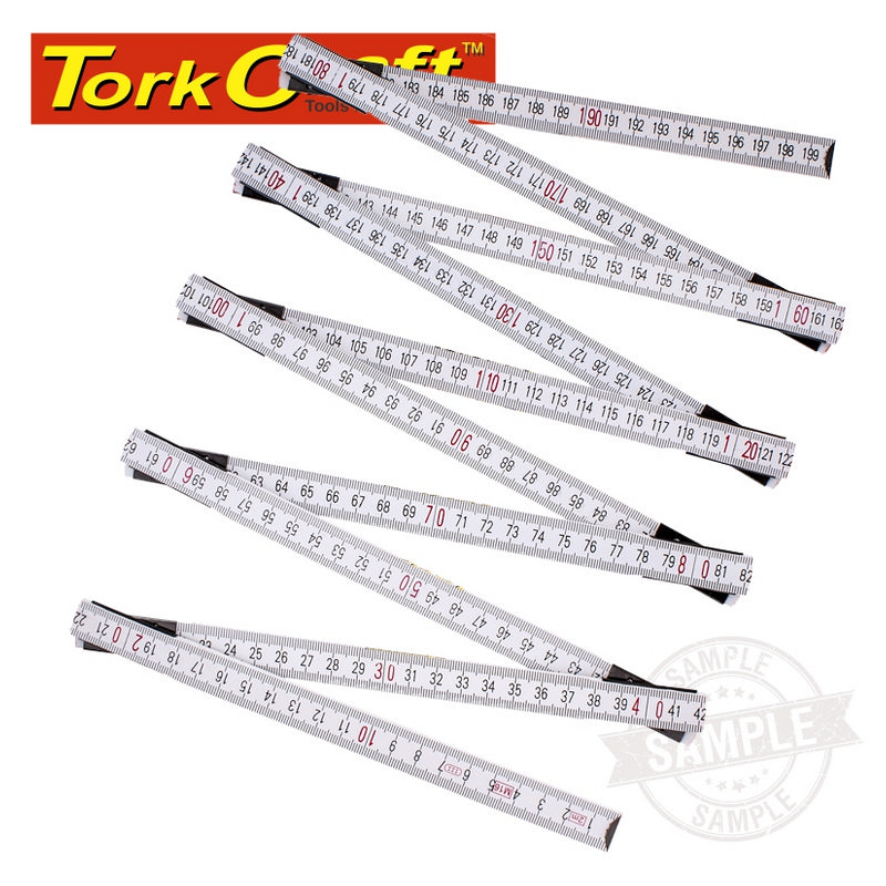 Tork Craft Foldable Ruler 2m with 10 folds