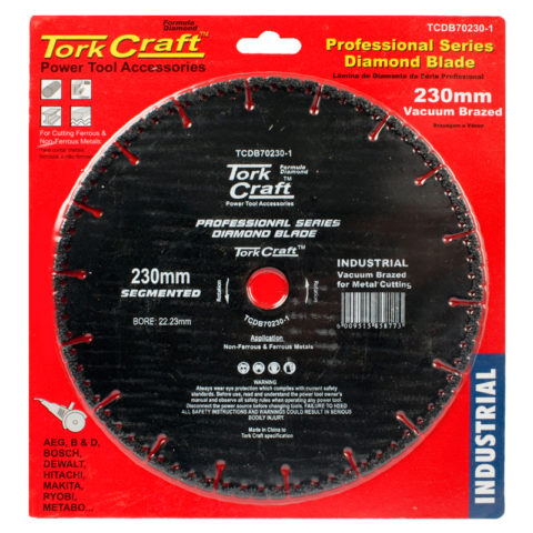 Tork Craft Diamond Blade Segmented 230mm