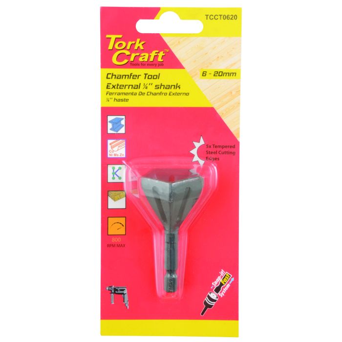 Tork Craft External Chamfer Tool 6-20mm