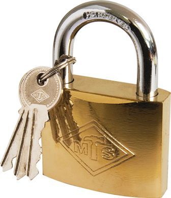 MTS Brass Padlock 63mm