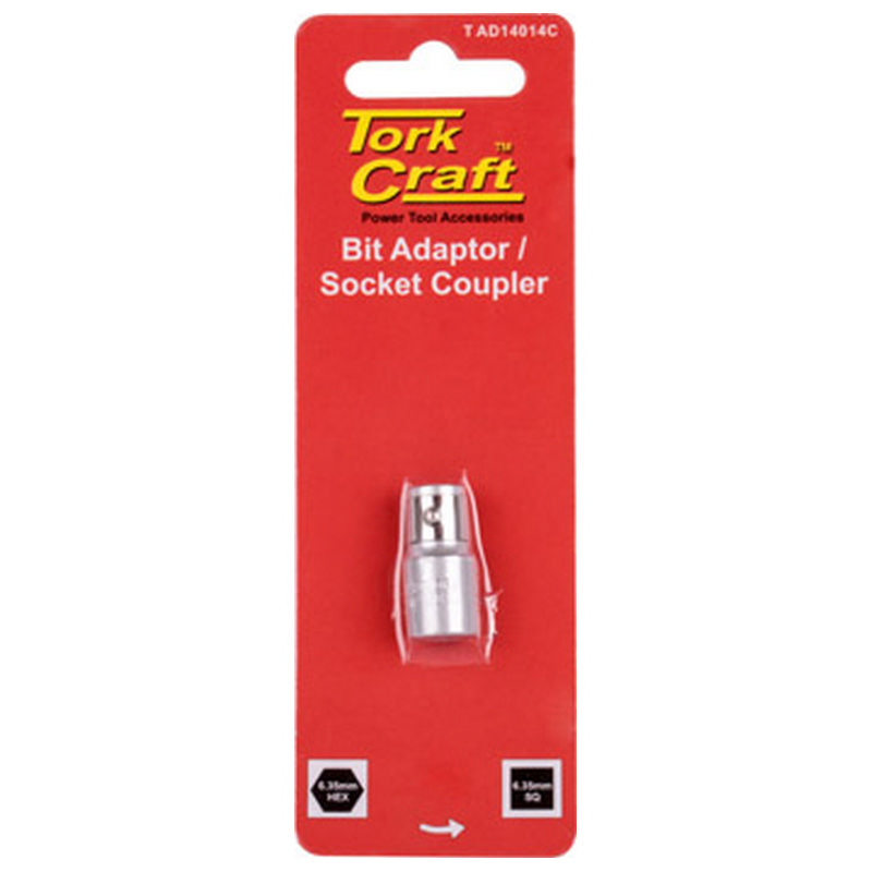 Tork Craft Bit Adaptor / Socket Coupler