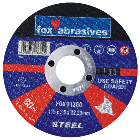  FOX 115x2,5x22,23mm Steel Cutting Disc