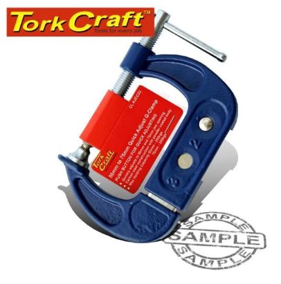 Tork Craft Quick Adjust G Clamp 50mm - 75mm