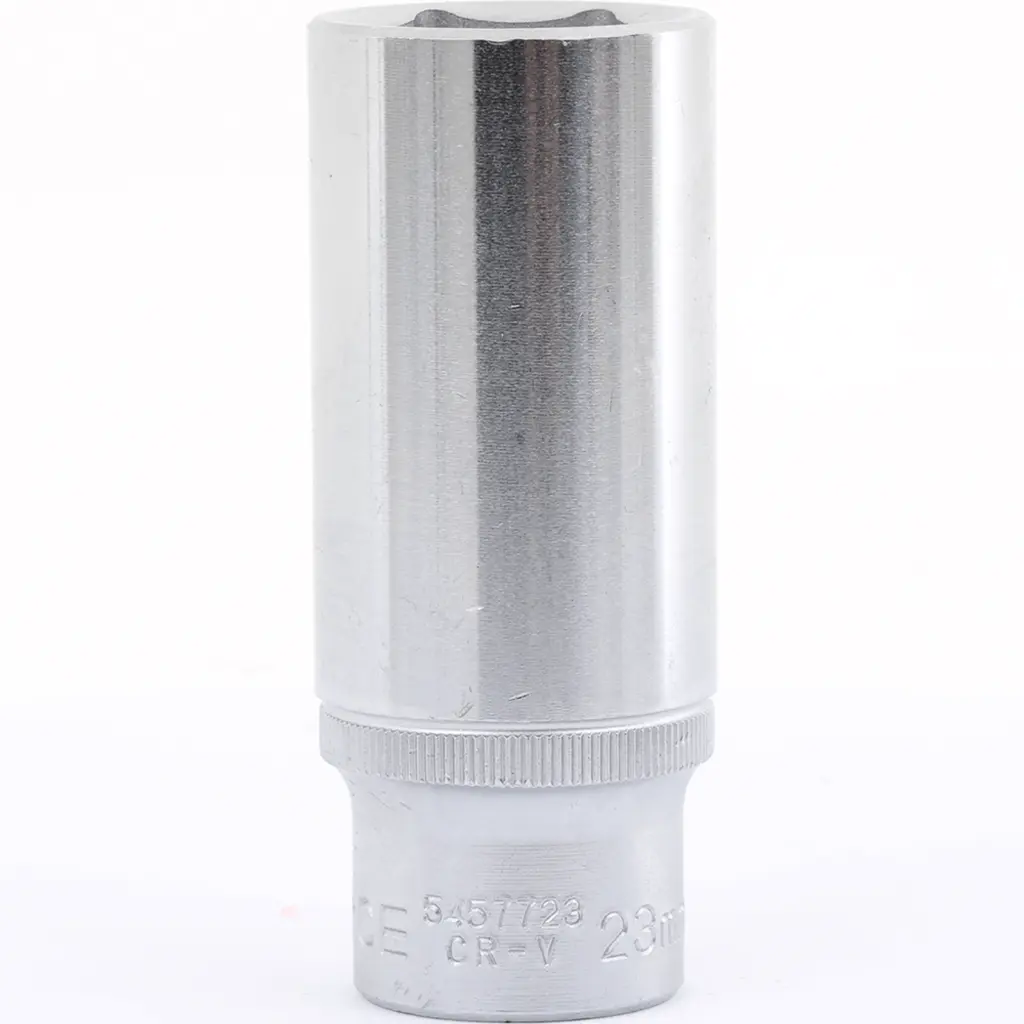 FORCE 1/2" Drive Deep Socket, 23mm, 6 point