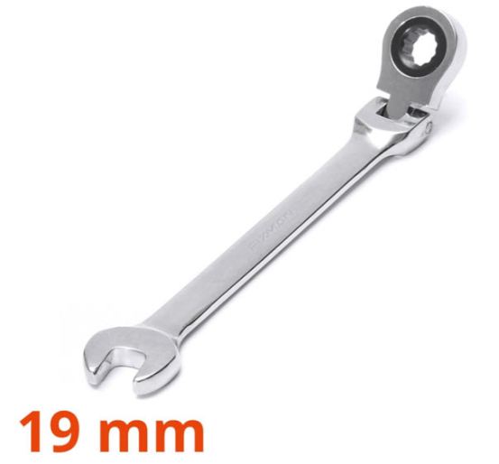 Fixman Flexible Ratchet Combination Spanner 19mm