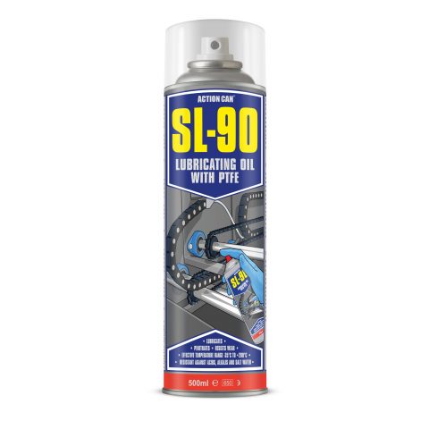 Action Can SL-90 Lubricating Oil with PTFE