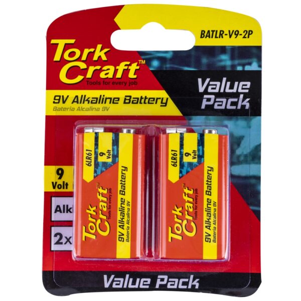 Tork Craft Battery 9V 2P