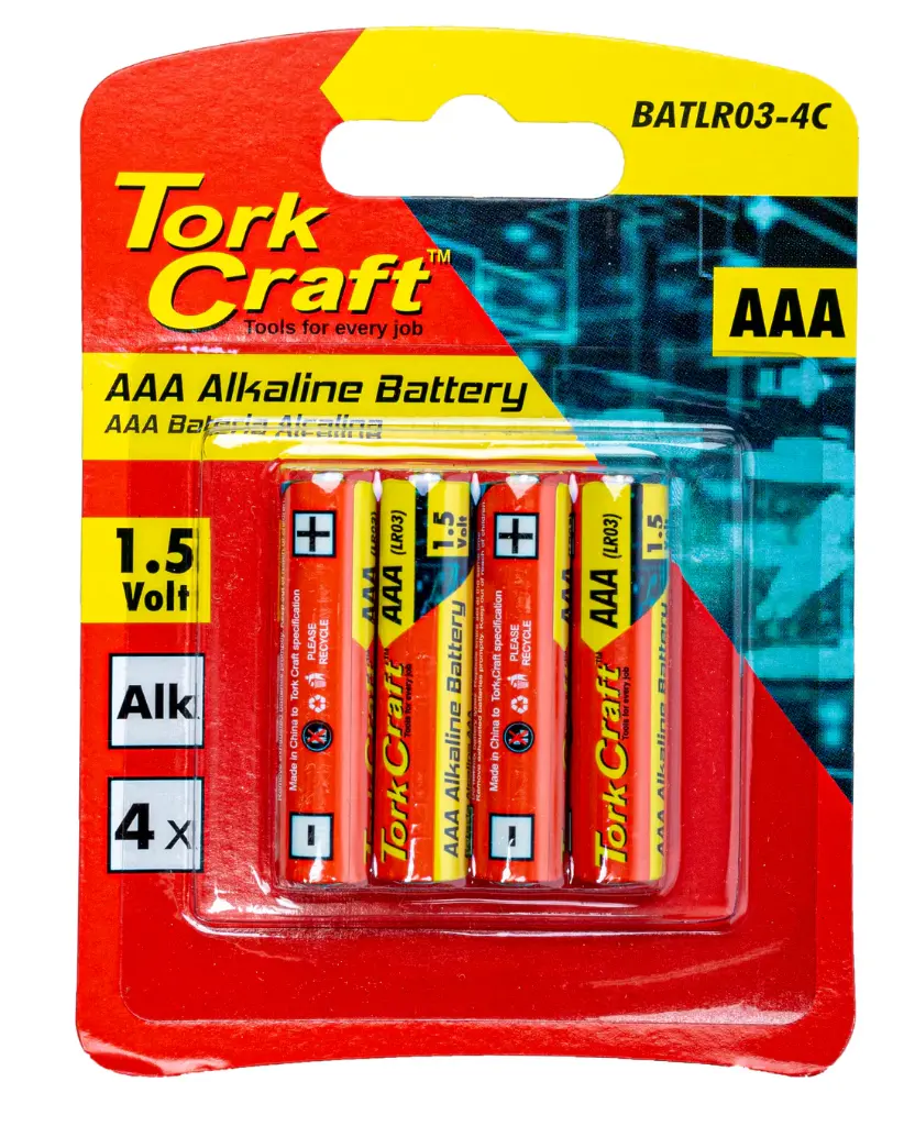 Tork Craft Battery AAA 1.5V 4P