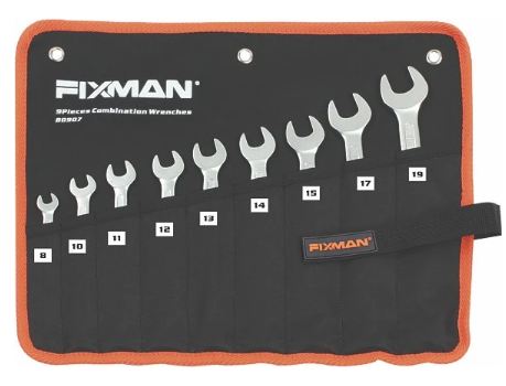 [B0907] Fixman 9pc Combination Wrenches*