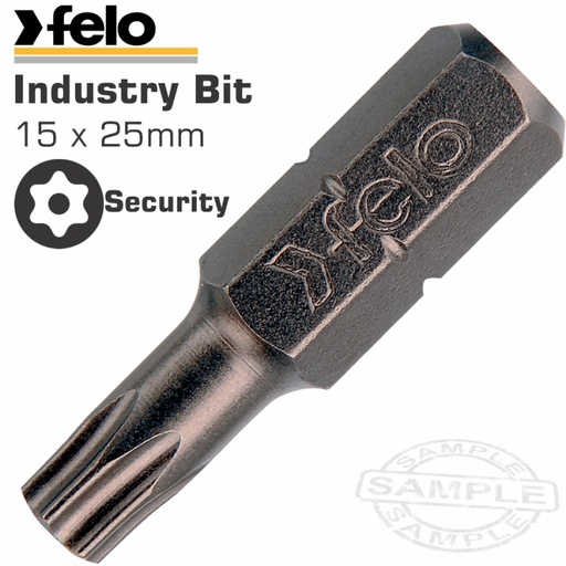 [FEL02715010] Torx Security T15 X 25mm 