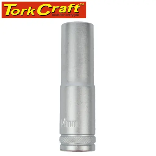 [TC66014] Tork Craft 1/2" Deep Socket 14mm, CRV, 12 Point