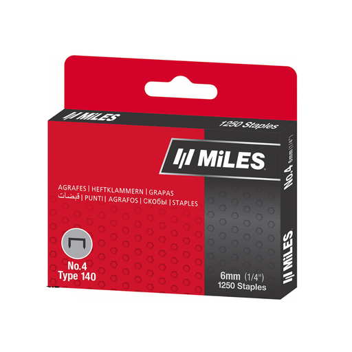 [MILSTAP3-6] Miles Staples No.3 06mm (1/4")